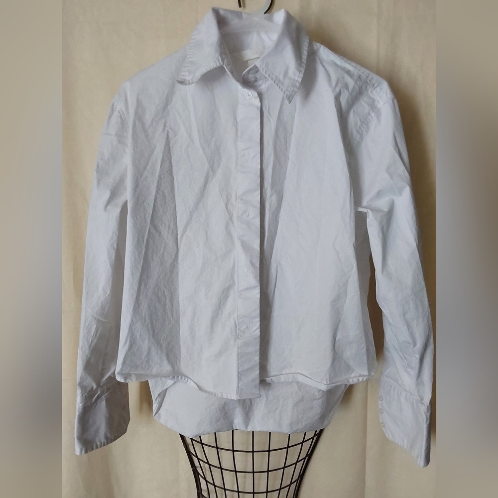 H&M White Dress Shirt Women's size Small